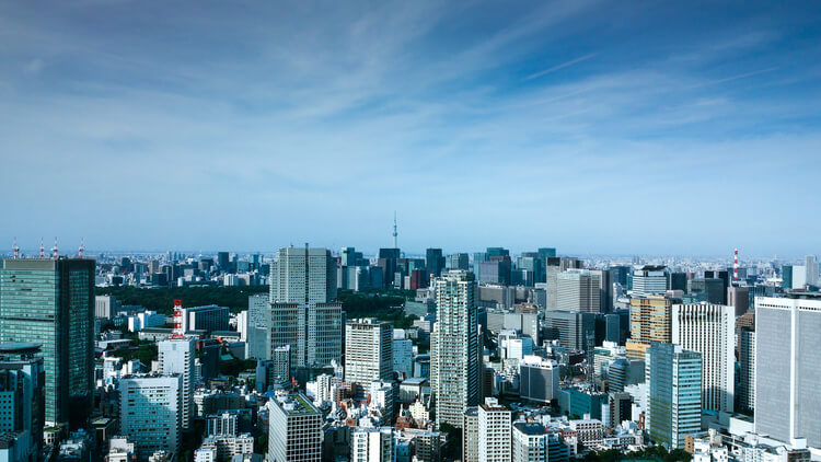 東京のビル群